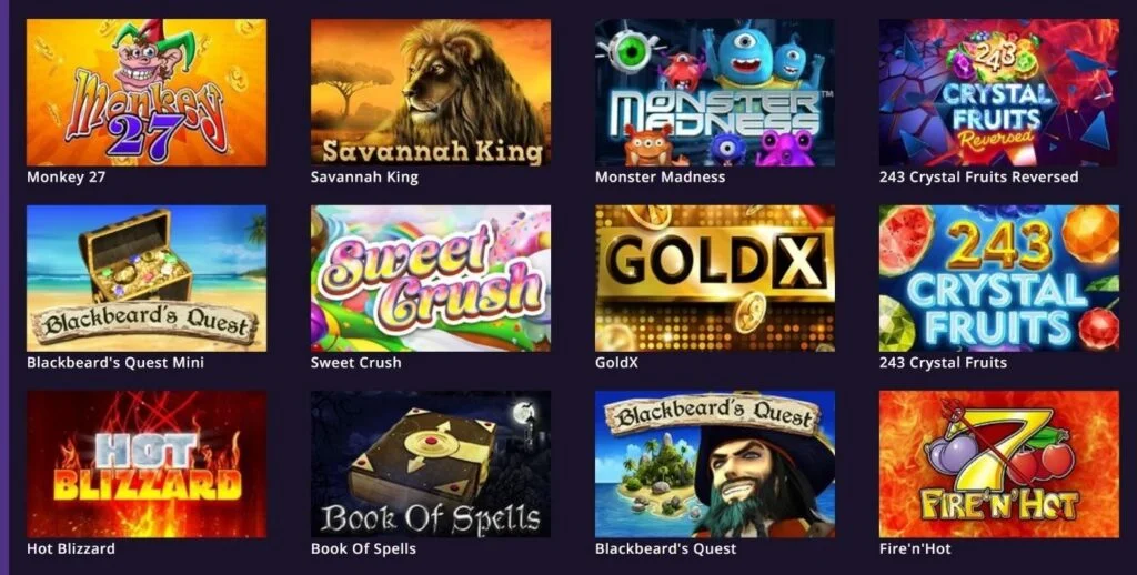 Bet24Star Casino desktop view
