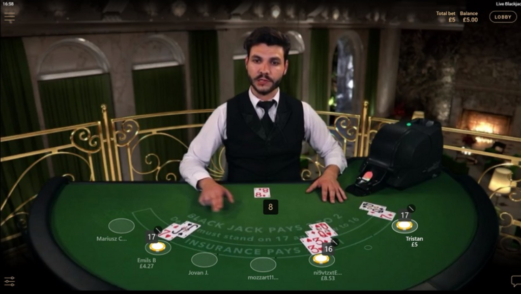 Blackjack Live NetEnt