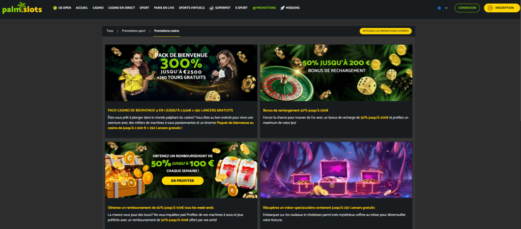 palm slots casino promotions